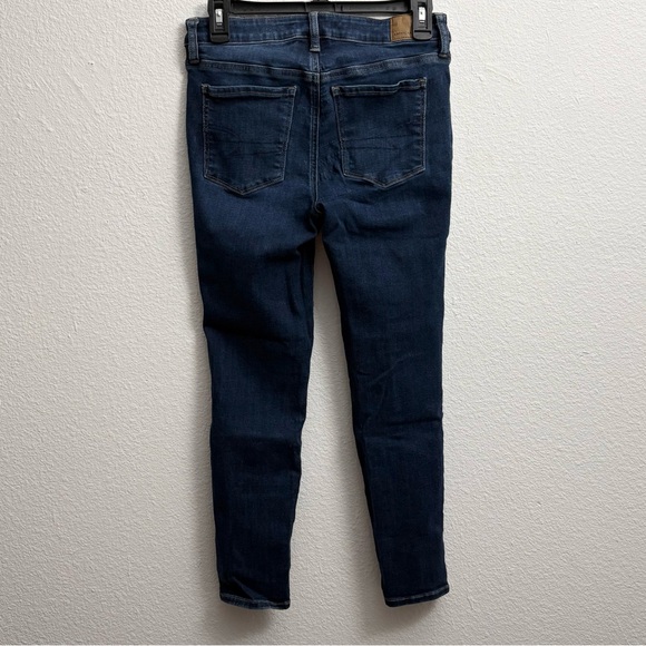 American Eagle AE Dark Blue Wash Jegging Crop Jean size 6 short - Picture 4 of 12